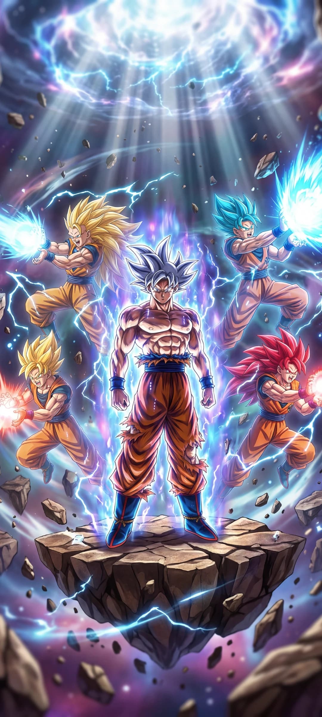 Goku's Many Forms in Dragon Ball