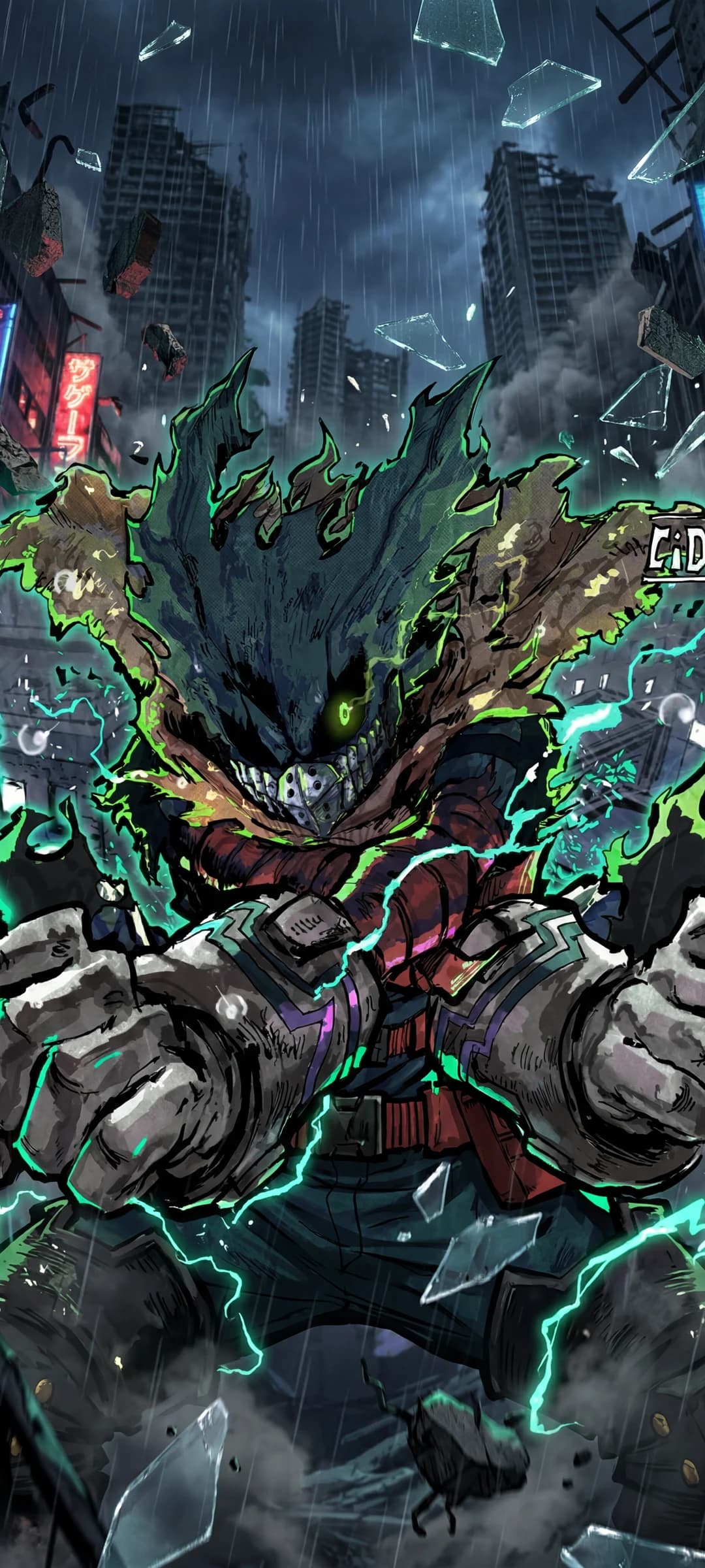 Izuku Midoriya: Electrifying Scene