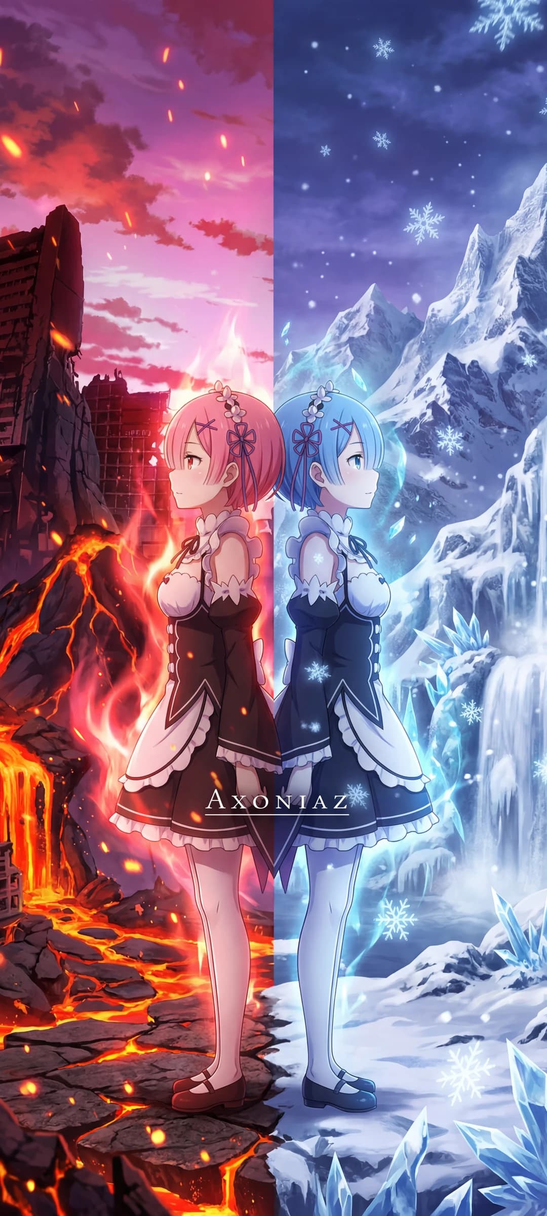 Ram and Rem: Red and Blue