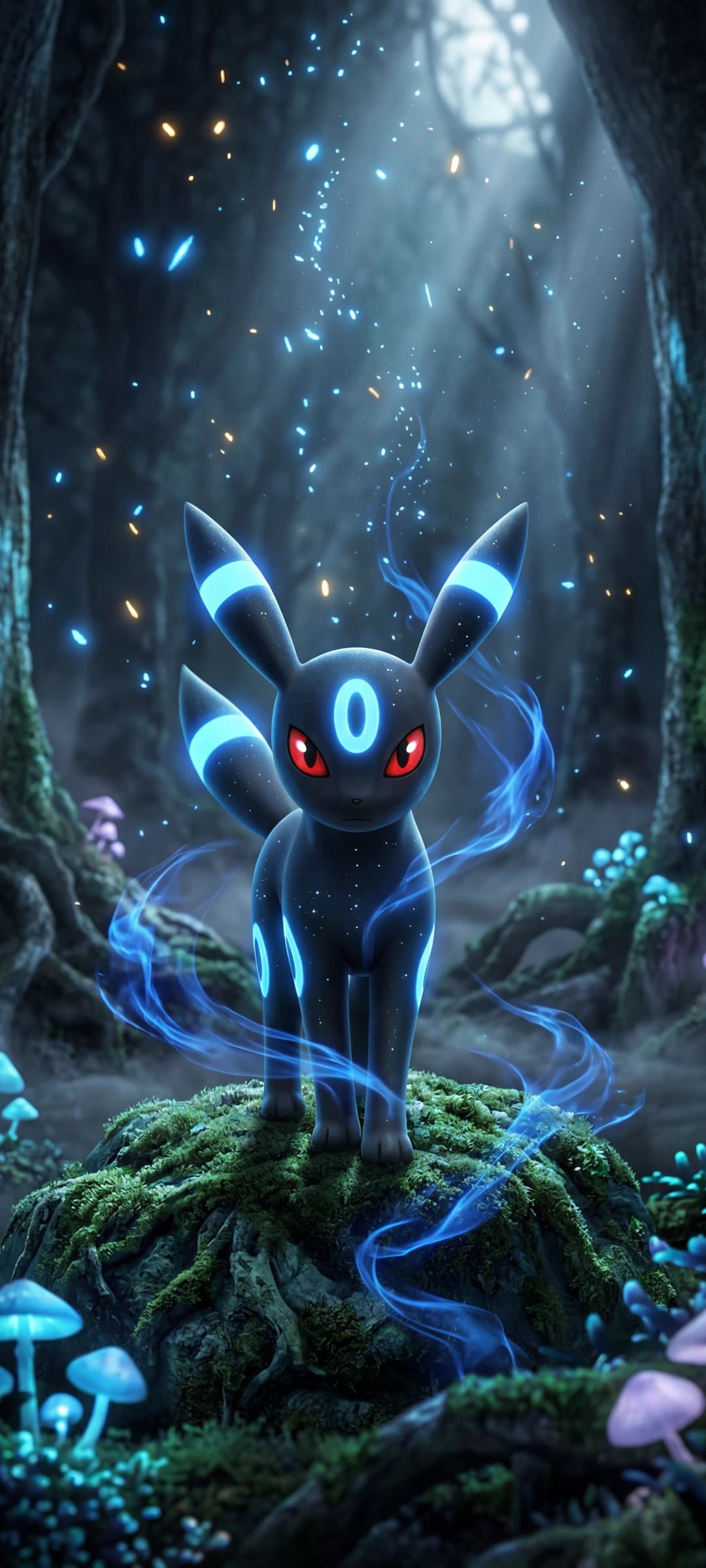 Shiny Umbreon with Blue Rings