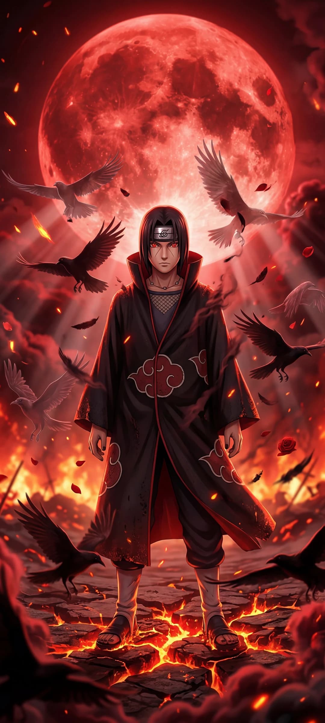 Itachi Uchiha and the Red Moon