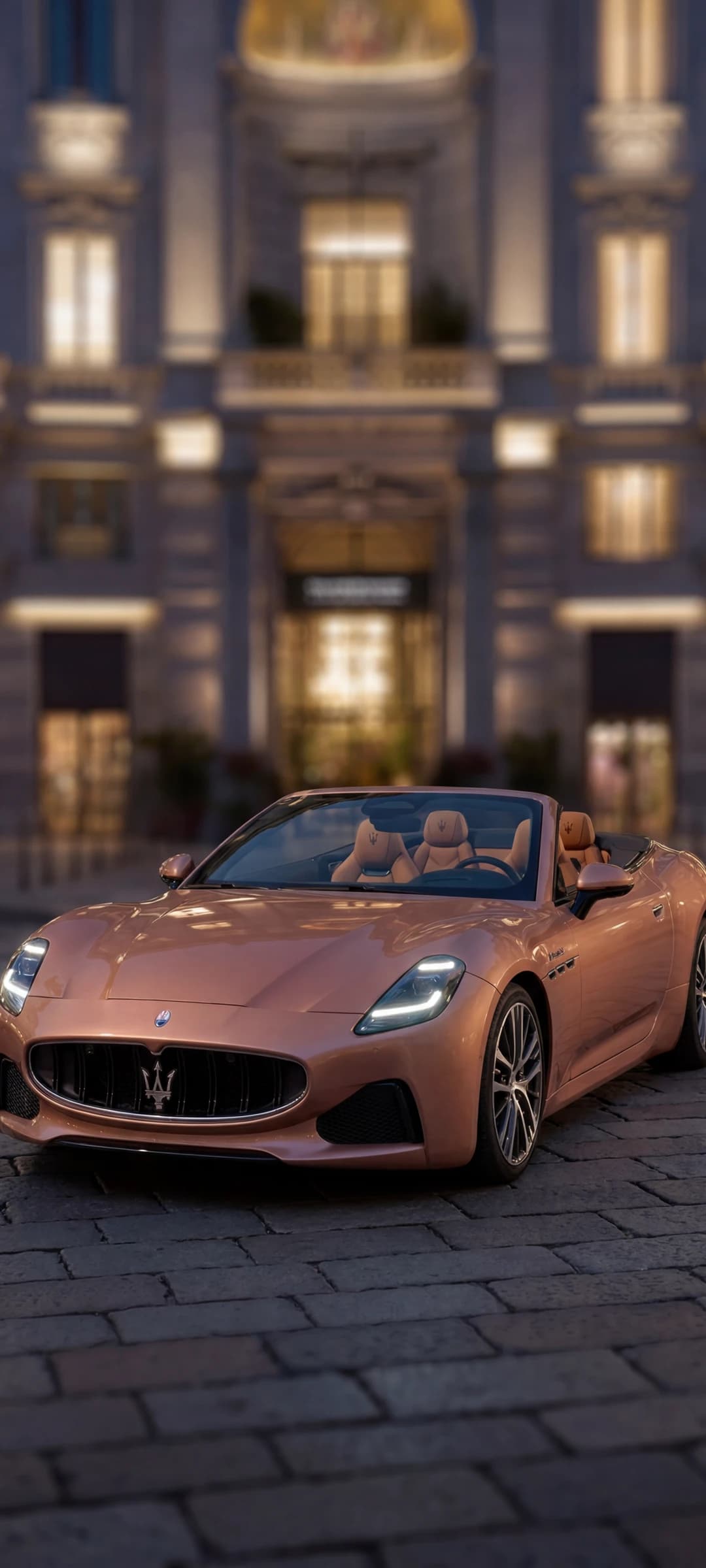 Maserati GranCabrio at Night