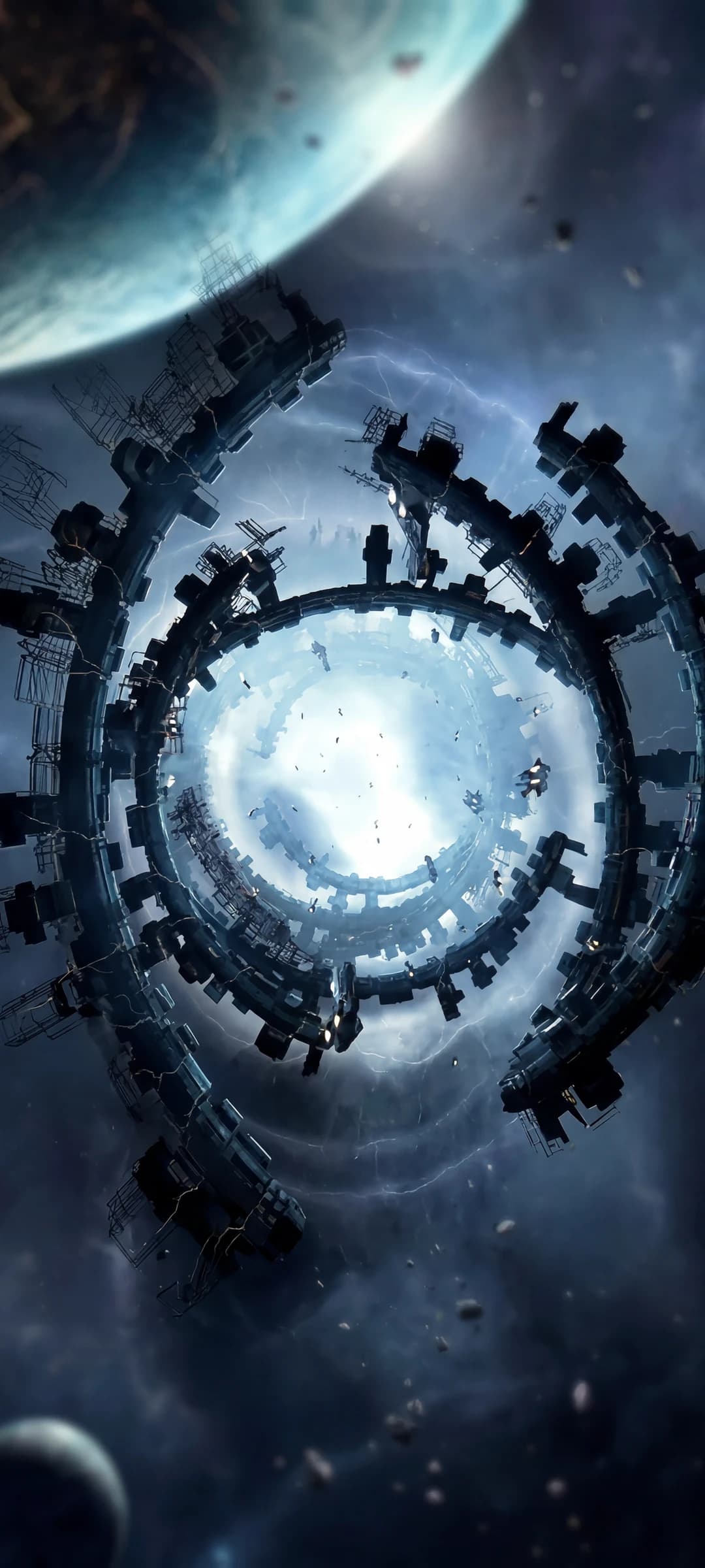 Swirling Vortex in Deep Space