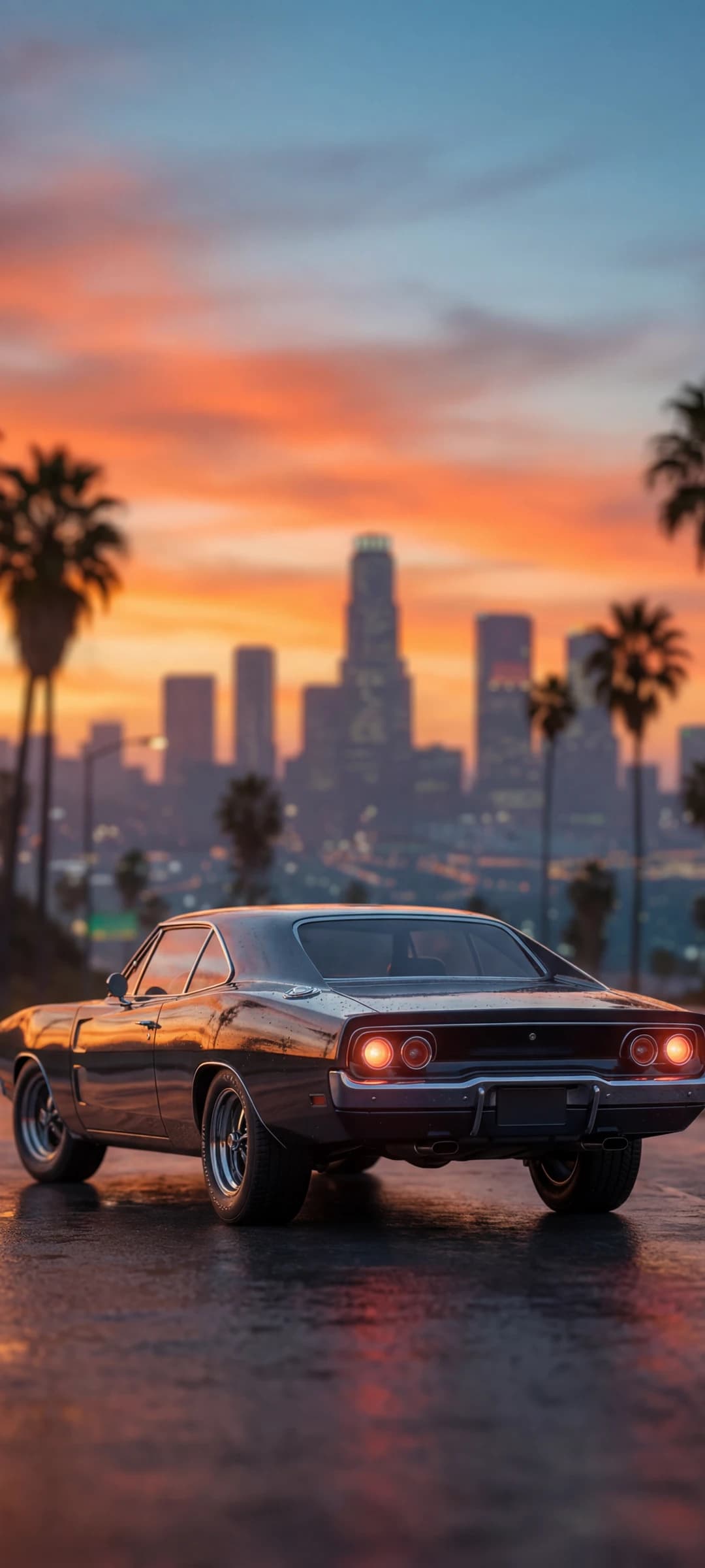 Grand Theft Auto V Sunset Skyline