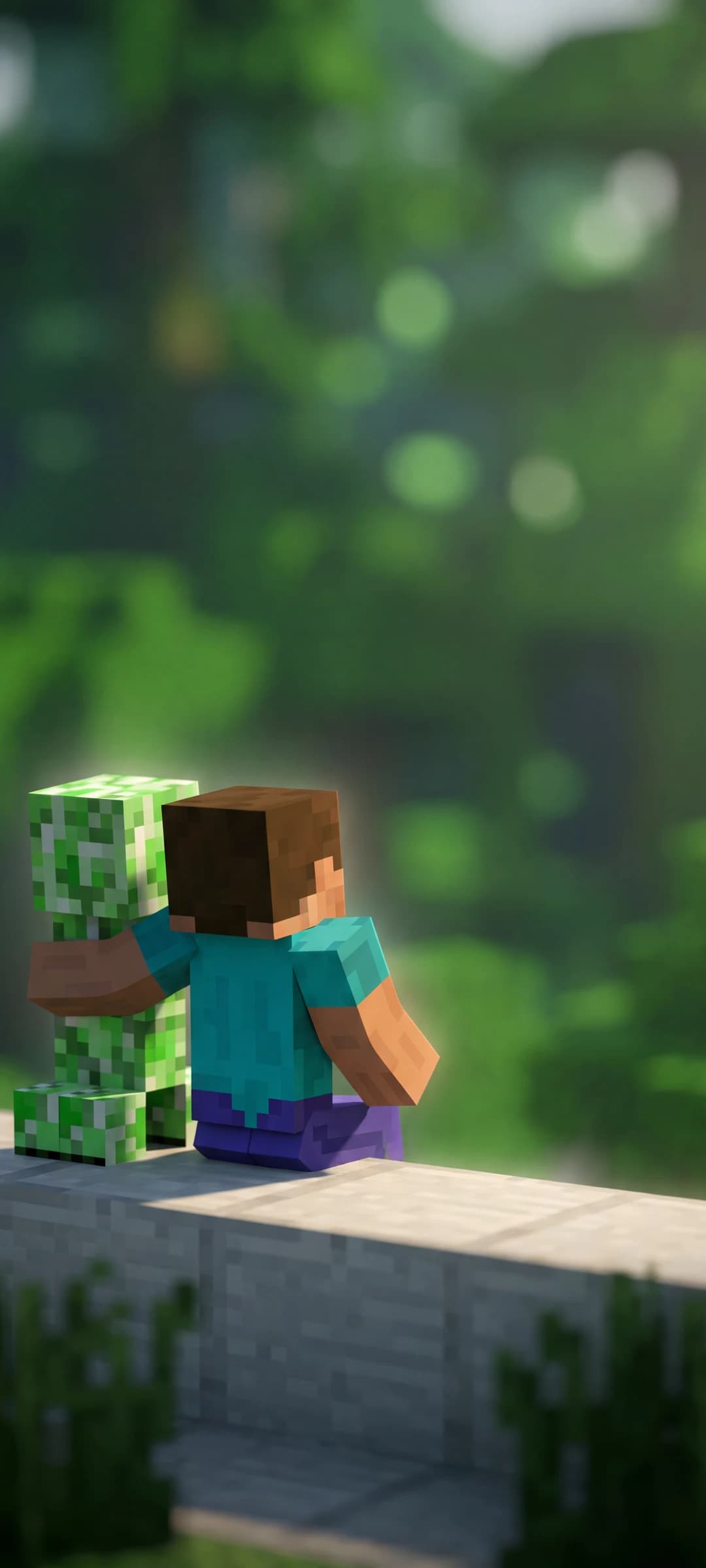 Minecraft: Creeper and Steve
