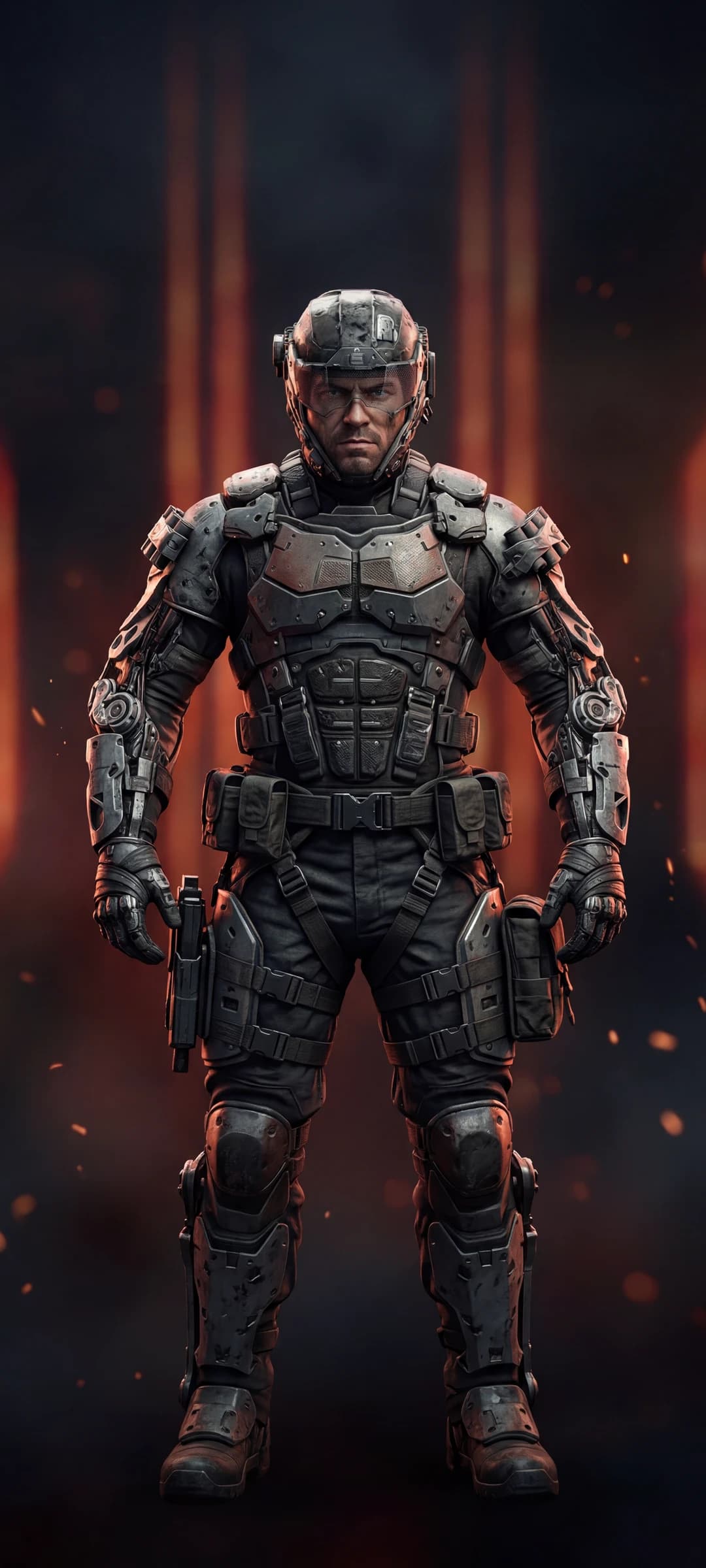 Futuristic Soldier from Black Ops III