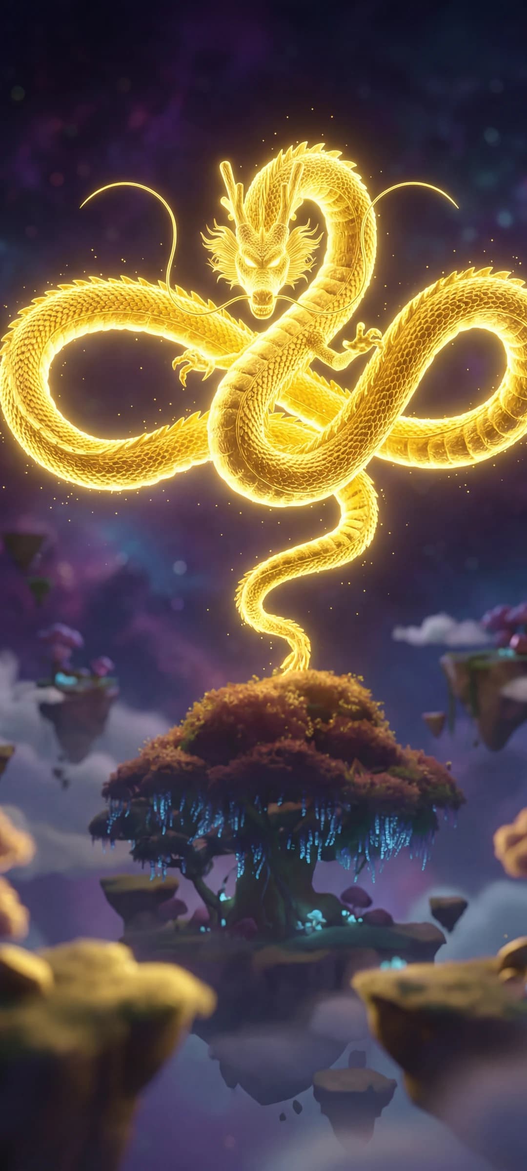 Shenron Over Fortnite