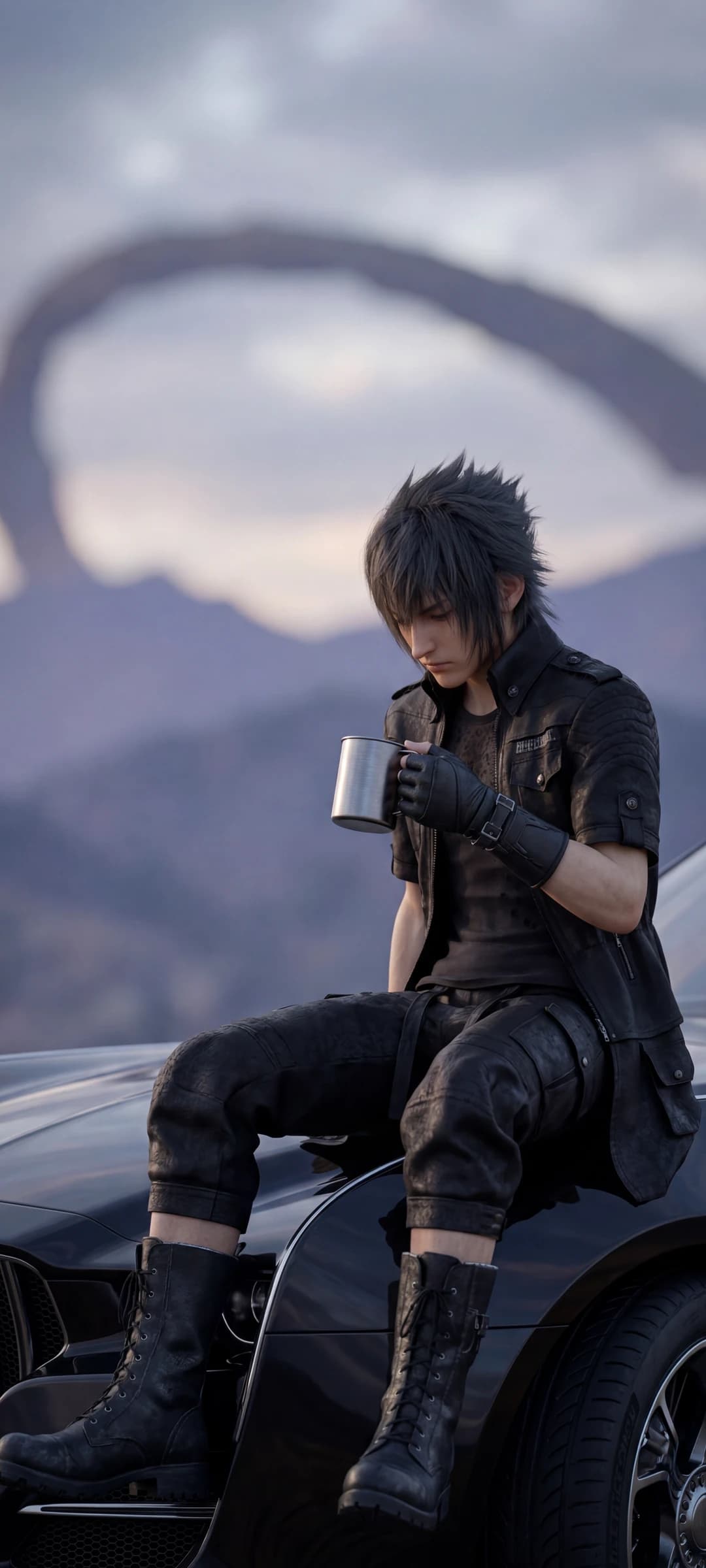 Noctis and Companions in Final Fantasy XV
