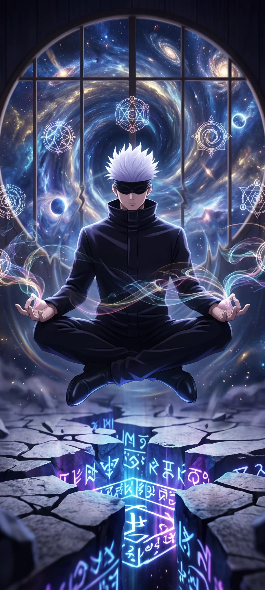 Satoru Gojo in Darkened Room