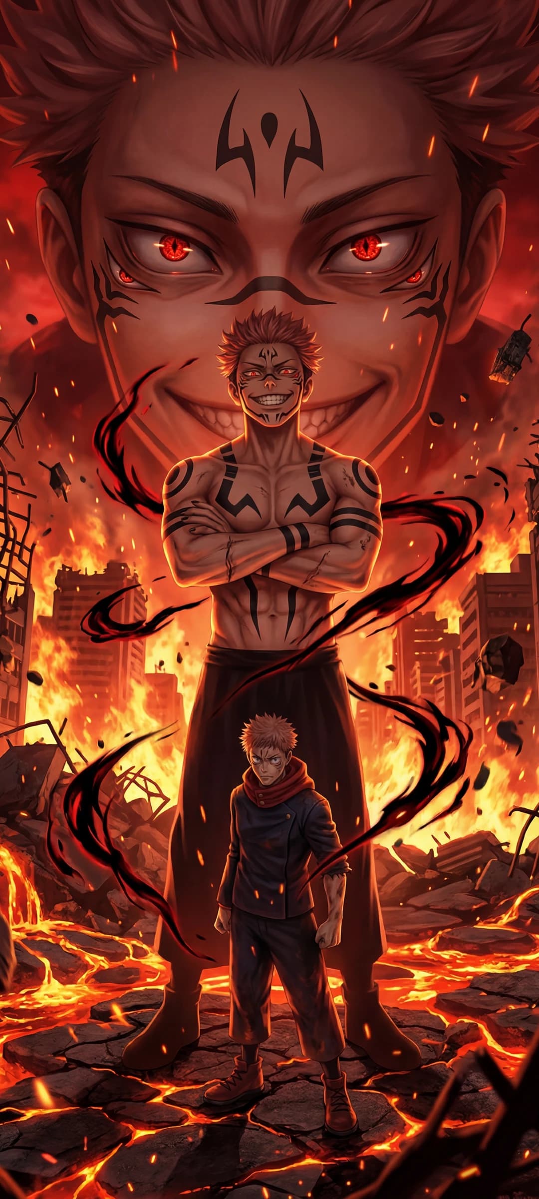 Sukuna's Fiery Reign