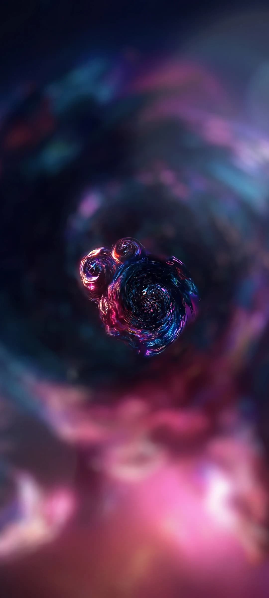 Vibrant Swirling Cosmic Patterns